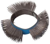 5YAR4 Wire Wheel, Fine, 4 In, Steel, 4500 RPM Max