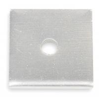 2HAP1 Channel Washer, Square, 3/8 In, SS, PK25
