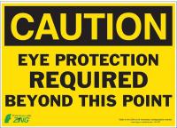 5YFW8 Caution Sign, 10 x 14In, BK/YEL, ENG, Text