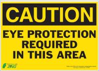 5YFX2 Caution Sign, 10 x 14In, BK/YEL, ENG, Text