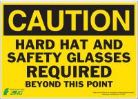 5YGA4 Caution Sign, 10 x 14In, BK/YEL, ENG, Text