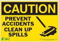 5YGC6 Caution Sign, 10 x 14In, BK/YEL, ENG, MAL NT