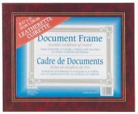 5YGD5 Leatherette Frame, 8.5x11 Burgundy, PK2
