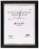 5YGE1 Deluxe Document Frame 8.5x11 Black