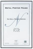 5YGE7 Metal Poster Frame 24x36 Black