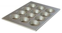 5YGY1 Muffin Pan, 12 Cup, 4 oz., PK 6