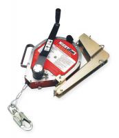 5YH34 Conf.Space Winch, 100 ft., Gal.Steel