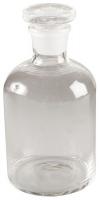 5YHF7 Reagent Bottle, Clear, Narrow, 500 mL, Pk6