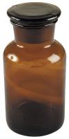 5YHJ2 Reagent Bottle, Amber, Wide, 250 mL, Pk 6
