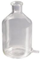 5YHJ7 Aspirator Bottle, Glass, Clear, 2500 mL