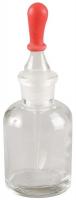 5YHL0 Dropping Bottle, Clear Glass, 125 mL, Pk 8