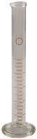 5YHY0 Graduated Cylinder, Spout, 50mL, Glass, Pk12