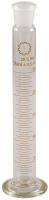 5YHY7 Graduated Cylinder, Spout, 25mL, Glass, Pk12