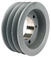 6UDN9 V-Belt Pulley, QD, 2.65 In OD, 3 Groove