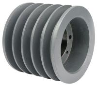 5YLE9 V-Belt Pulley, QD, 9 In OD, 5 Groove