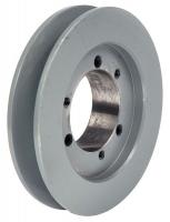 6YRE0 V-Belt Pulley, QD, 6.35 In OD, 1 Groove