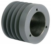 10Y265 V-Belt Pulley, QD, 4.55 In OD, 4 Groove