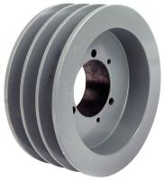 5YKJ9 V-Belt Pulley, QD, 7.15 In OD, 3 Groove