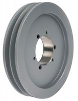 5YKN3 V-Belt Pulley, QD, 8.95 In OD, 2 Groove