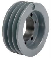 5YLC9 V-Belt Pulley, QD, 7.1 In OD, 3 Groove