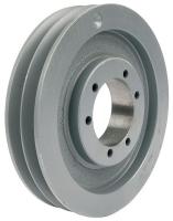 5YLF0 V-Belt Pulley, QD, 9.25 In OD, 2 Groove