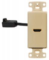 5YLX6 Video Wall Plate and Jack, HDMI, Ivory