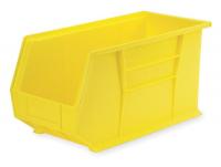 5YM93 Stack &amp; Hang Bin, H 9, W 8 1/4, D 18, Yel
