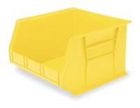 5YM96 Stack &amp; Hang Bin, H 11, W 16 1/2, D 18, Yel