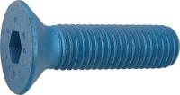 5YMU4 Socket Screw, Flat, Blu, M10x1.5x50mm, Pk10