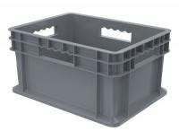 5YN07 Container, Solid Side/Base, 0.88 cu ft, Gry