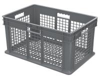 5YN09 Container, Mesh Side/Base, 2.65 cu ft, Gry