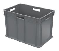 5YN15 Container, Solid Side/Base, 3.49 cu ft, Gry