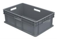 5YN16 Container, Solid Side/Base, 1.78 cu ft, Gry