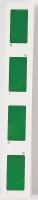 5YRX3 Label Cartridge, Green, Polyester, 2 In. W