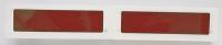 5YRX9 Label Cartridge, Red, Polyester, 4 In. W