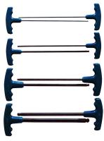 5YUU1 Ball End Hex Key Set, 2 - 10mm, T-Handle