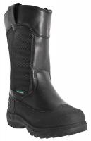 5YVT4 Miners Boots, Stl, Mn, 11-1/2, Blk, 1PR