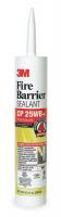 5Z337 Fire Barrier Sealant, 10.5 oz., Red-Brown