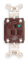 5Z821 Receptacle, Single, 15A, BR, Hospital Grade