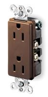 5Z849 Receptacle, Style Line, 20A, 125V, BR