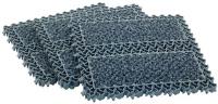 5ZCT2 Modular Mat, Indoor, Vinyl, Gray, PK10