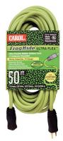 5ZDD0 Ext Cord, 14AWG, 15A, SJOW, 50Ft, Green