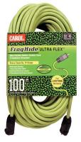 5ZDD1 Ext Cord, 14AWG, 13A, SJOW, 100Ft, Green