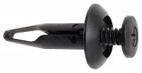 5ZDL9 Screw Rivet, Hole Size 6.3 mm, Black, PK25