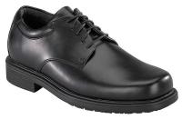 5ZJJ7 Work/Dress Shoes, Pln, Mens, 12W, Black, 1PR