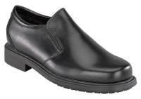 5ZJL0 Work Shoes, Pln, Mens, 13, Black, 1PR