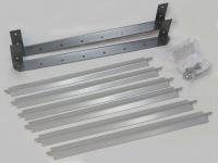 5ZJZ8 Louver Set, Gray, Vertical, 18-1/2 In. H