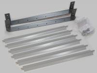 5ZKA7 Louver Set, 29-23/32 In. H, Gray, Steel