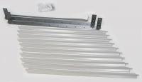 5ZKA8 Louver Set, Gray, 29-23/32 In. H, Vertical