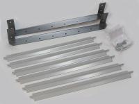 5ZKC3 Louver Set, Gray, 12-15/16 In. H, Steel